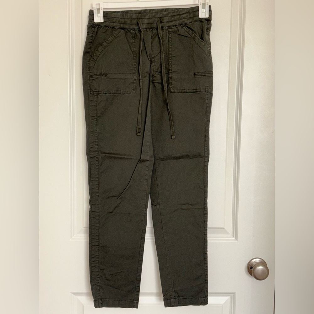 muted green cargo pants